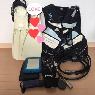 スキューバプロ(SCUBAPRO)のダイビング 重器材  セット❣️BCとレギュレータとコンパス(マリン/スイミング)