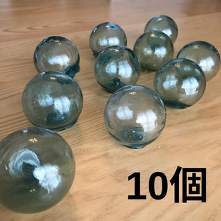 浮き玉 【ガラス】１０個セット インテリアの通販 by ny's shop｜ラクマ