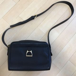 ランセル(LANCEL)のLANCEL レザーバッグ 黒(ショルダーバッグ)