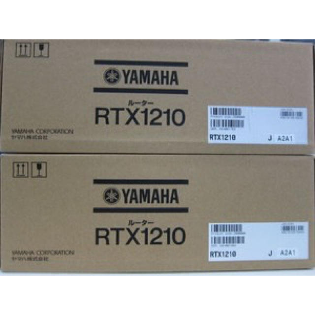 ヤマハ(ヤマハ)のYAMAHA ルーター RTX1210 2台 スマホ/家電/カメラのPC/タブレット(PC周辺機器)の商品写真