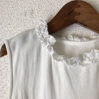 シャンブルドゥシャーム(chambre de charme)のchambre de charm フリル襟のカットソー (カットソー(半袖/袖なし))