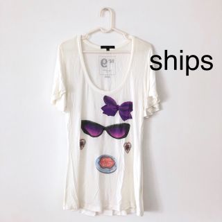 シップス(SHIPS)のships シップス Tシャツ ロング丈(Tシャツ(半袖/袖なし))