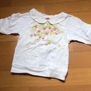 スーリー(Souris)のyuzumama様専用 スーリー いちごトップス 80(Ｔシャツ)