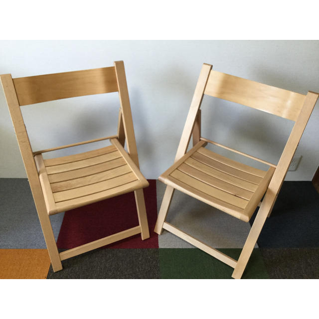 無印良品 折りたたみ椅子 木製 - 椅子 無印良品 折りたたみ椅子 木製 - 椅子