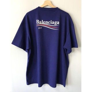 バレンシアガ(Balenciaga)の【H】国内正規品◆17AW バレンシアガ キャンペーンロゴ Tシャツ XXL(Tシャツ/カットソー(半袖/袖なし))