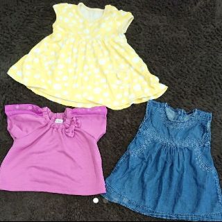 ベビーギャップ(babyGAP)の女の子 80 ワンピース チュニック トップス まとめ売り(ワンピース)