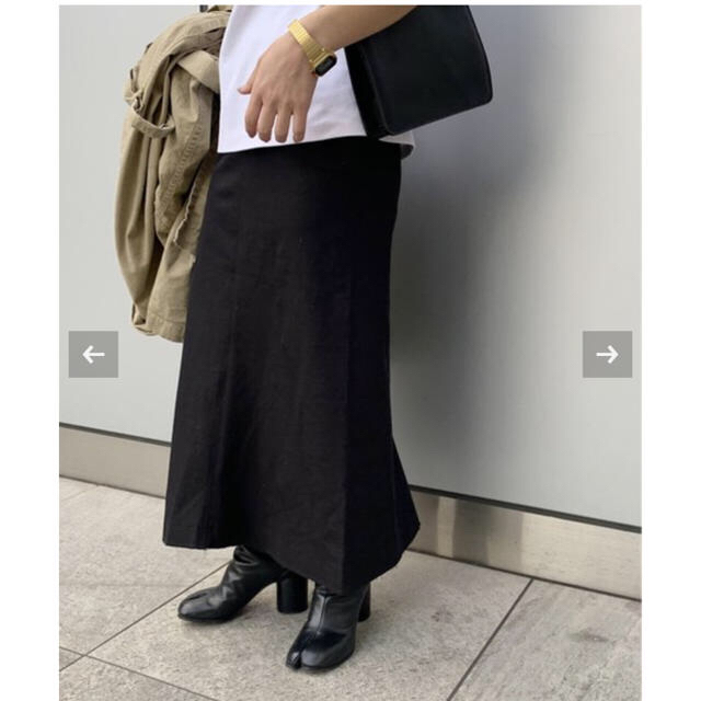 L'Appartement DEUXIEME CLASSE(アパルトモンドゥーズィエムクラス)のAP STUDIO  BASSIKE カットマーメイドスカート レディースのスカート(ロングスカート)の商品写真