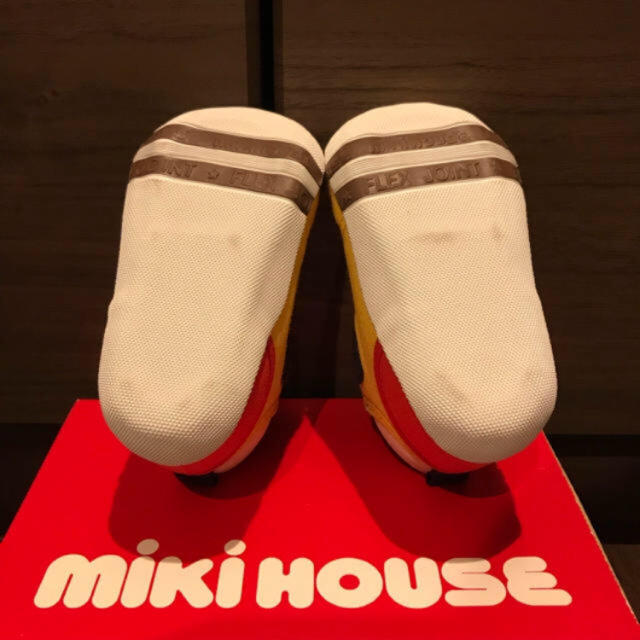 mikihouse(ミキハウス)の靴 ミキハウス ベビー ファーストシューズ 11.5 12 サックス キッズ/ベビー/マタニティのベビー靴/シューズ(~14cm)(その他)の商品写真