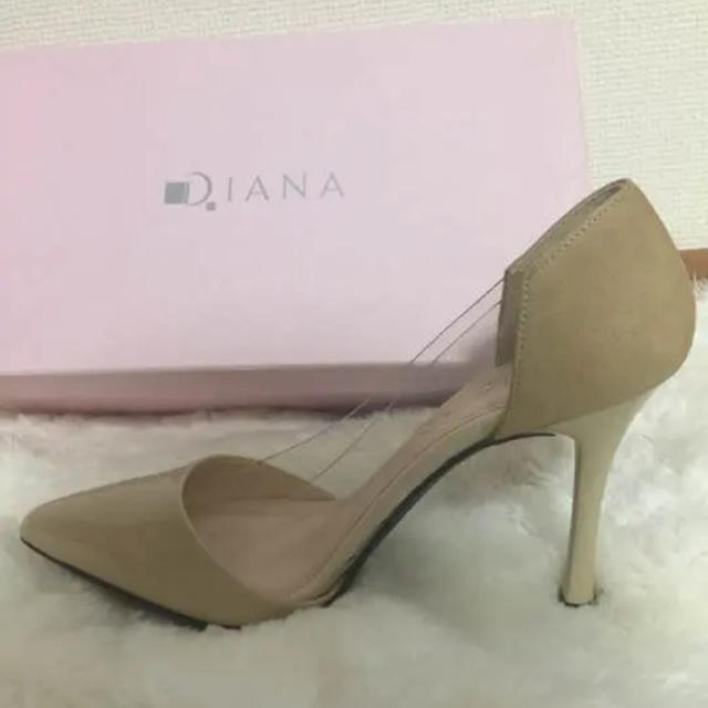 DIANA(ダイアナ)のDIANA 21.5 ベージュ  クリア パンプス  レディースの靴/シューズ(ハイヒール/パンプス)の商品写真