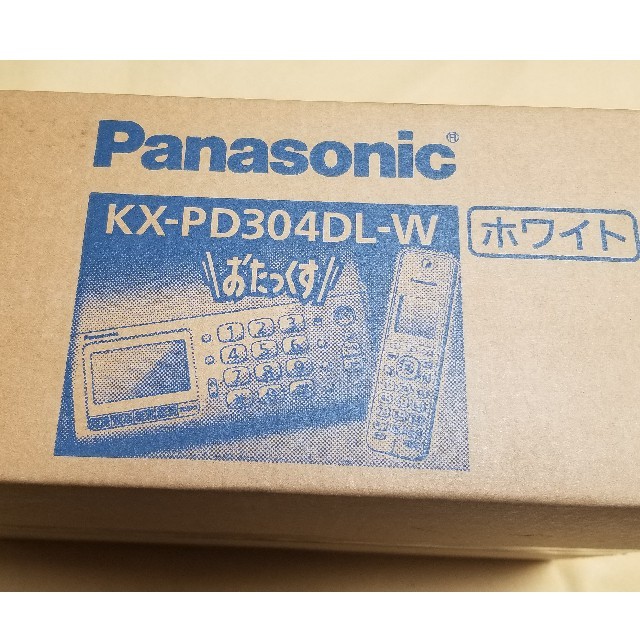 Panasonic(パナソニック)のFAX付電話機 Panasonic KX-PD304DL-W インテリア/住まい/日用品のオフィス用品(OA機器)の商品写真