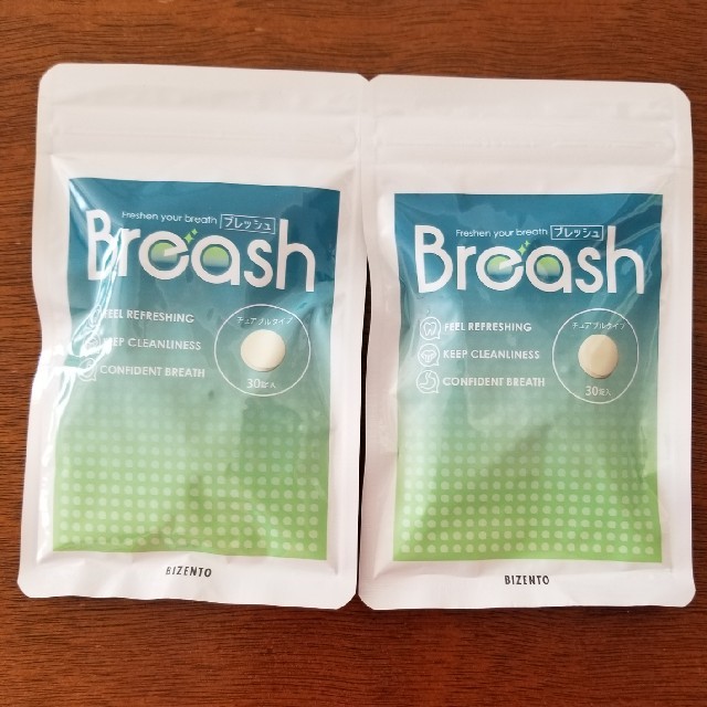 Breash ブレッシュ 30粒入り 2袋セット コスメ/美容のオーラルケア(口臭防止/エチケット用品)の商品写真
