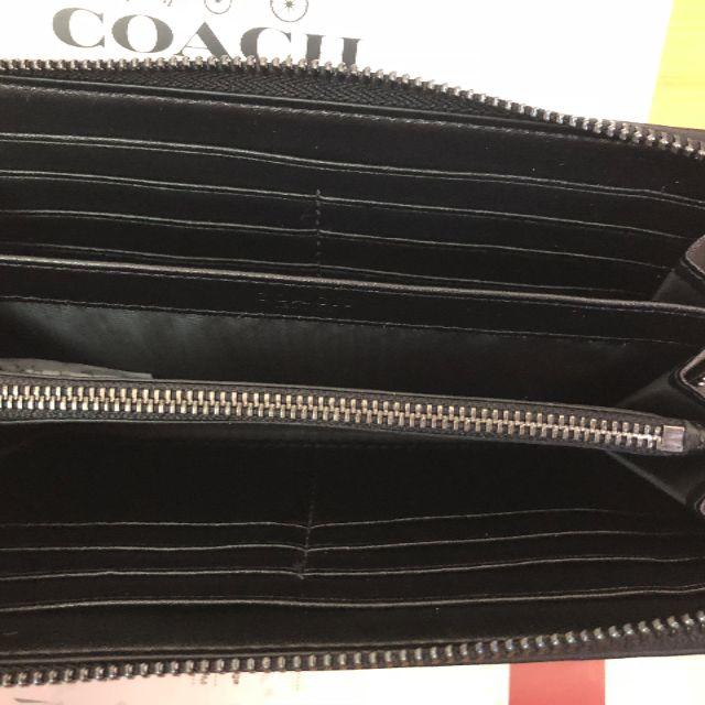 COACH(コーチ)のCOACH　新品　長財布　財布　正規品　コーチ　f75099　ブルー　 メンズのファッション小物(長財布)の商品写真