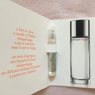 クリニーク(CLINIQUE)のちーさんぽ様専用！クリニーク 香水happy 1.5ml(ユニセックス)