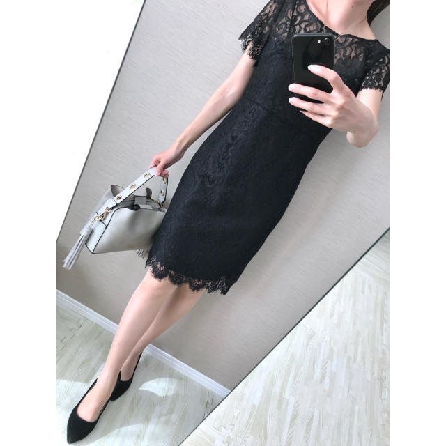 レディース【美品✨】定価38,800円✨グレースクラス✨サイズ36✨レースワンピース✨