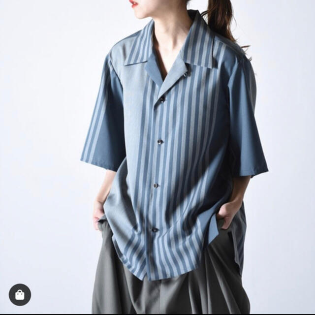 ETHOSENS Panel stripe SS shirt