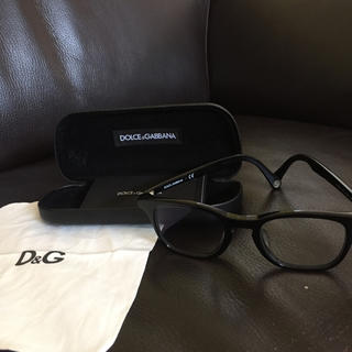 ドルチェアンドガッバーナ(DOLCE&GABBANA)のDOLCE&GABBANA 眼鏡  黒ブチ (サングラス/メガネ)