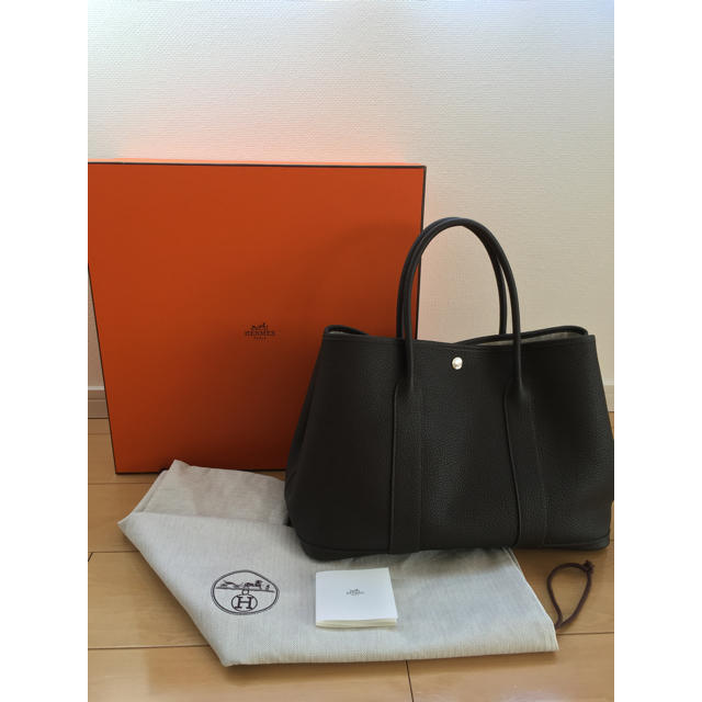 HERMES ガーデンパーティーPM エベーネ 美品