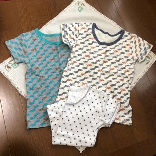 マザウェイズ(motherways)のマザウェイズ 半袖インナー 2枚+オマケ1枚120(下着)