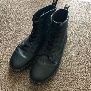 ドクターマーチン(Dr.Martens)のドクターマーチン レザー 7ホール スニーカー UK6 24.5〜25cm 黒(スニーカー)