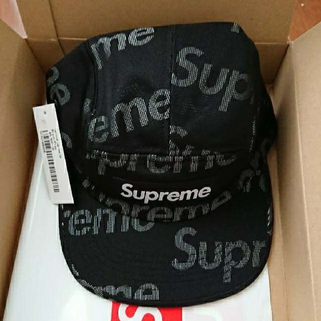 Supreme - Supreme Lenticular Logo Camp Cap 黒 キャップ