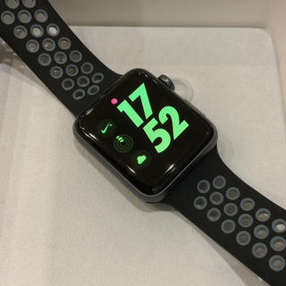 アップルウォッチ(Apple Watch)の(純正品) Apple Watch series3 42mm NIKE＋ GPS(腕時計(デジタル))