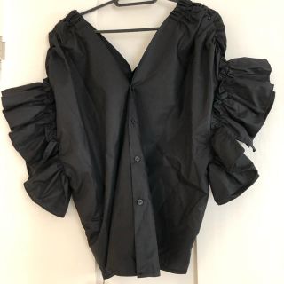 グレイル(GRL)の新品 グレイル フリル シャツ チュニック(チュニック)