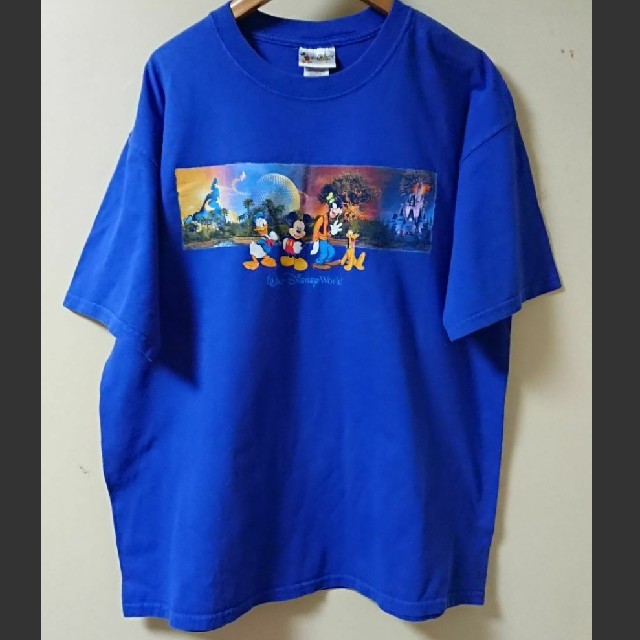 ウォルト ディズニー ワールド Walt Disney World POOH くまのプーさん キャラクタープリントTシャツ USA製 メンズXL ヴィンテージ /eaa361152