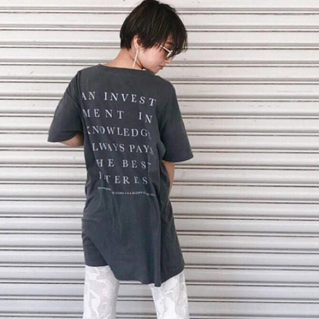 TODAYFUL(トゥデイフル)のtodayful バックプリントboyfriend T shirt レディースのトップス(Tシャツ(半袖/袖なし))の商品写真