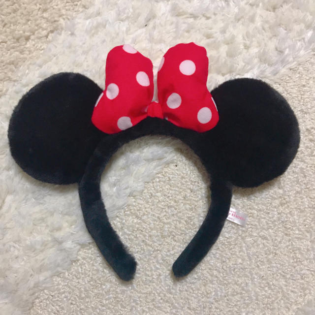 Disney(ディズニー)のディズニー ミニー カチューシャ レディースのヘアアクセサリー(カチューシャ)の商品写真
