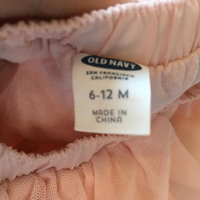 Old Navy(オールドネイビー)のOLD NAVY パンツ付チュールスカート ピンク 6-12m キッズ/ベビー/マタニティのベビー服(~85cm)(スカート)の商品写真