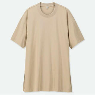 ユニクロ(UNIQLO)のUNIQLO コットンオーバーサイズチュニック(Tシャツ(半袖/袖なし))