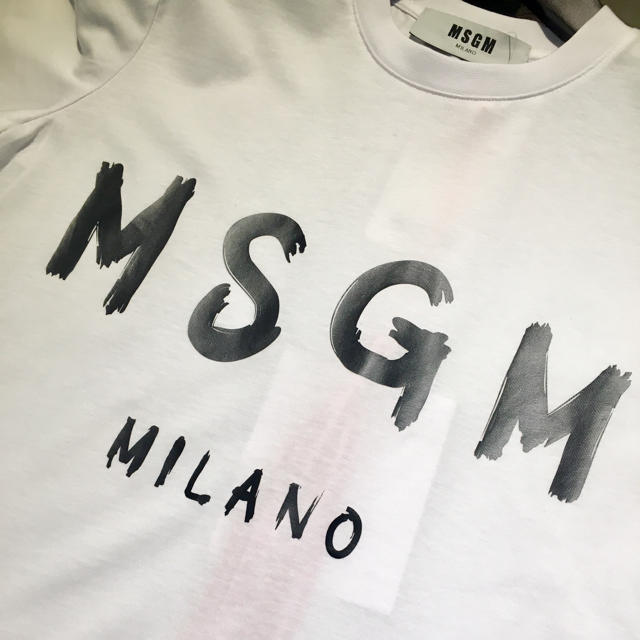 MSGM エムエスジーエム 新品 定番 ロゴTシャツ ホワイト 2