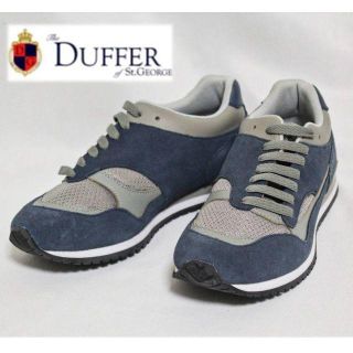 ザダファーオブセントジョージ(The DUFFER of ST.GEORGE)の《ザ・ダファー 》新品 サイドレース スニーカー UK8(26.5cm)(スニーカー)