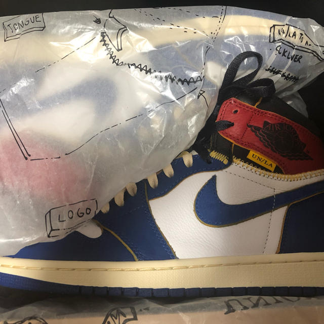 NIKE(ナイキ)のUNION × AIR JORDAN 1 RETRO HIGH OG  ユニオン メンズの靴/シューズ(スニーカー)の商品写真