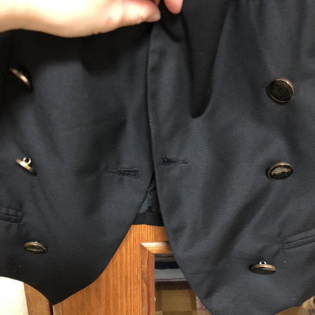 ANAP(アナップ)のANAP ショート丈 半袖ジャケット 黒 レディースのジャケット/アウター(テーラードジャケット)の商品写真