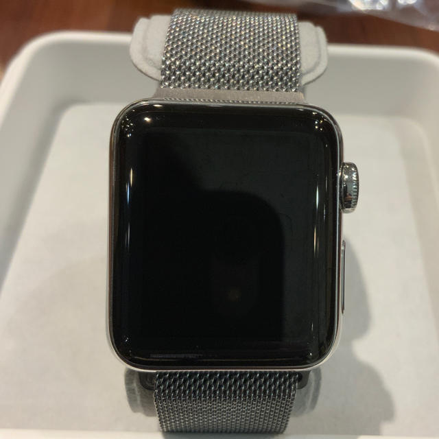 (純正品) Apple Watch series2 38mm シルバーステンレス