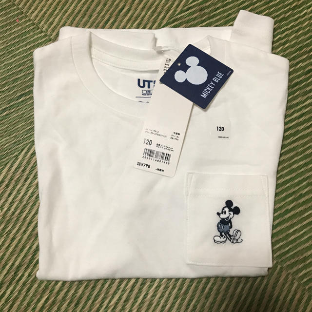 UNIQLO(ユニクロ)の【新品】UNIQLO☆ミッキーTシャツ キッズ/ベビー/マタニティのキッズ服女の子用(90cm~)(Tシャツ/カットソー)の商品写真