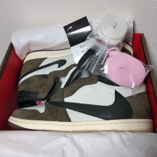 ナイキ(NIKE)のエアジョーダン1 AJ1 トラヴィススコット TRAVIS SCOT 27.0(スニーカー)