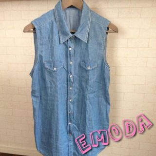 エモダ(EMODA)の値下げ＊EMODAノースリシャツ(シャツ/ブラウス(半袖/袖なし))