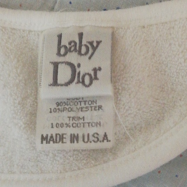 baby Dior(ベビーディオール)のDior　スタイ キッズ/ベビー/マタニティのこども用ファッション小物(ベビースタイ/よだれかけ)の商品写真