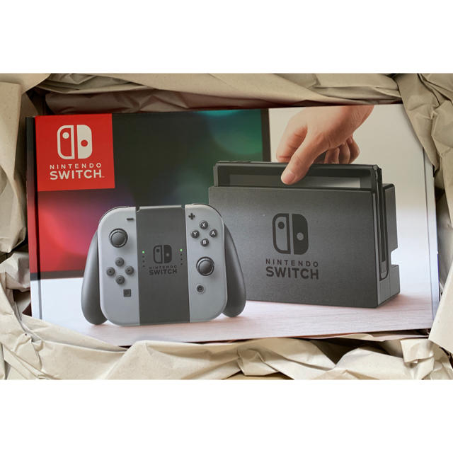 Nintendo Switch - ニンテンドー switch グレー 新品未開封 2020年5月迄保証有