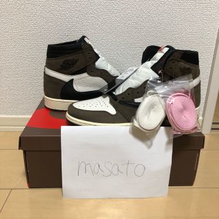 ナイキ(NIKE)のair jordan 1 TRAVIS SCOTT(スニーカー)