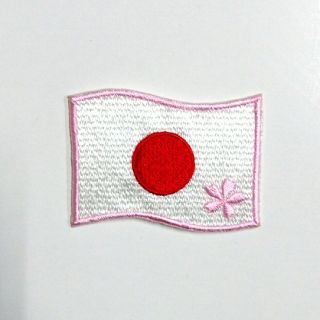 即買いOK！ 日本国旗 ワッペン 刺繍 桜 日の丸 野球 サッカー オリンピック(その他)