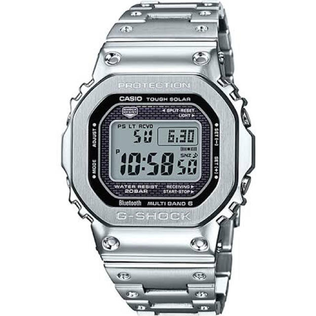 G-SHOCK(ジーショック)の新品 G-SHOCK GMW-B5000D-1JF フルメタルシルバー メンズの時計(腕時計(デジタル))の商品写真