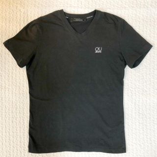 カルバンクライン(Calvin Klein)の【美品】カルバンクライン VネックTシャツ L(Tシャツ/カットソー(半袖/袖なし))