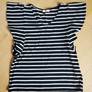 エージーバイアクアガール(AG by aquagirl)のボーダーTシャツ(Tシャツ(半袖/袖なし))
