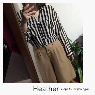 ヘザー(heather)のkitty様専用❤️送込おまとめ2点(シャツ/ブラウス(長袖/七分))