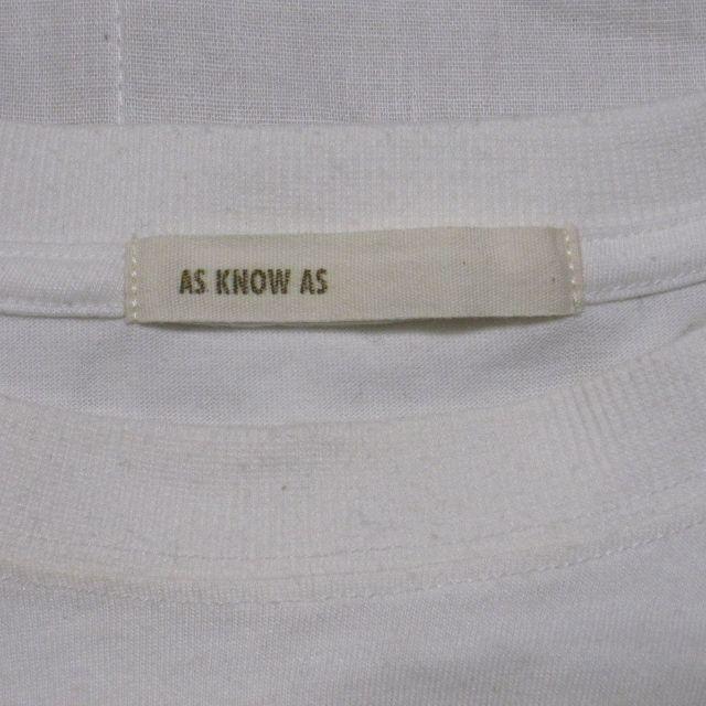 AS KNOW AS(アズノウアズ)の女F AS KNOW AS ビッグシルエットTシャツ ディズニー ミッキーマウス レディースのトップス(Tシャツ(半袖/袖なし))の商品写真