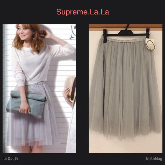 Supreme.La.La.(シュープリームララ)の新品シュープリームララ☆チュールスカート レディースのスカート(その他)の商品写真