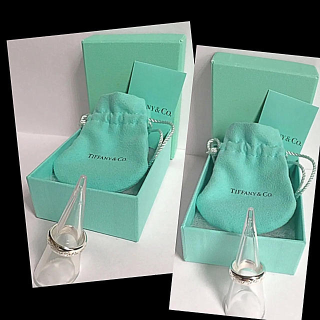 ☆*ﾟTiffany & Co./SV925○ノーツリング人気10号✨美品